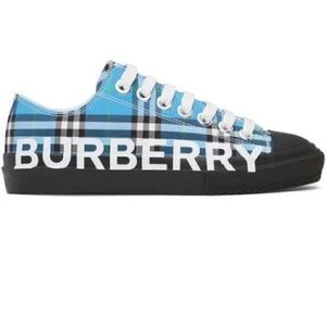 blue Burberry shoes
